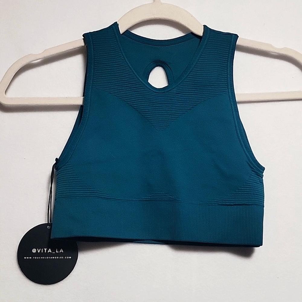 VITA LA | Green Sports Bra Sz XS/S